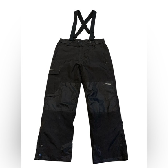 Sunice STORMPACK Black Ski Snowboard Pants Bibs XL/TG Removable Suspenders - Picture 1 of 10
